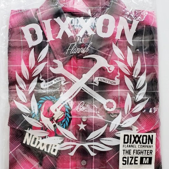 DIXXON Flannel Men's THE FIGHTER Flannel Shirt M NIB - Picture 2 of 7